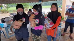 SAFM agih 1,740 kg makanan kucing, anjing di Kuala Berang