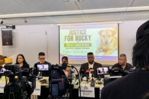 Justice for Rocky Press Conference